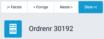Navigasjonsknapper for ordre.