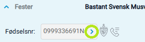 Fødselsnummerfelt med pilknapp.