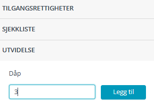 Skjermbilde fra applikasjonen Medarbeideren som viser en åpen avtale fra 'Kalender' i applikasjonen Medarbeideren. Neders i arbeidsflaten finnes flere valg for avtalen. Valget 'Utvidelser' finnes under 'Sjekkliste' og over 'Vedlegg'.