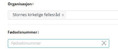 'Fødselsnummer' i Medarbeideren kontaktkort.