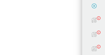 Varsel ved 'Lagre'-knapp.