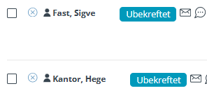 Status 'Ubekreftet'.