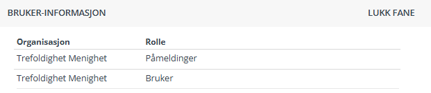 Skjermbildet viser kontaktkort i Medarbeideren.