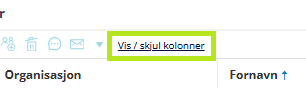 Vis/skjul kolonner.