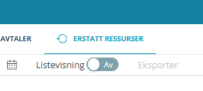 Erstatt ressurser.