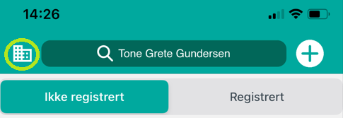Statistikkføring i Medarbeideren-appen.