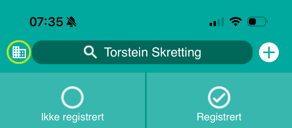 Statistikkføring i Medarbeideren-appen.