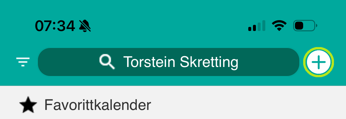 Lag ny avtale i Medarbeideren-appen.