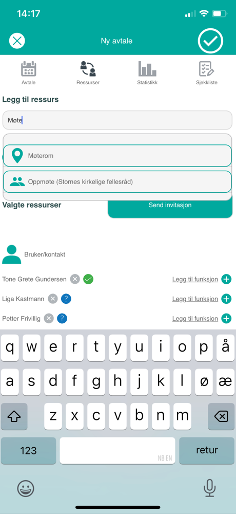 Ressurser for ny avtale i Medarbeideren-appen.