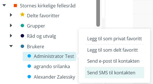 SMS/e-post-alternativer.