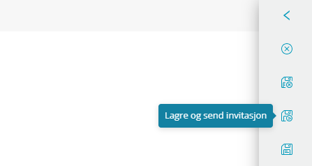 Lagre og send invitasjon.
