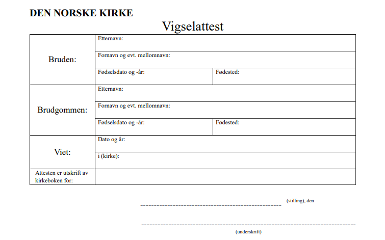 Vigselattest før 01.02.2005.