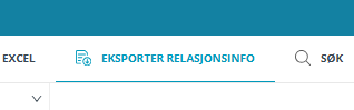 Knappen 'Eksporter relasjonsinfo' i labOra Menighet.