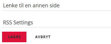 Skjermbildet viser knappene 'Lagre' og 'Avbryt'.