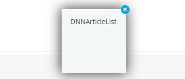 Skjermbildet viser modul 'DNNArticleList' på labOra nettsider.
