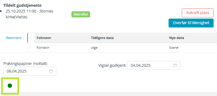 Grønn sirkel ikon.