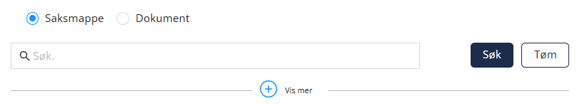 Søkefelt for enlekt søk.