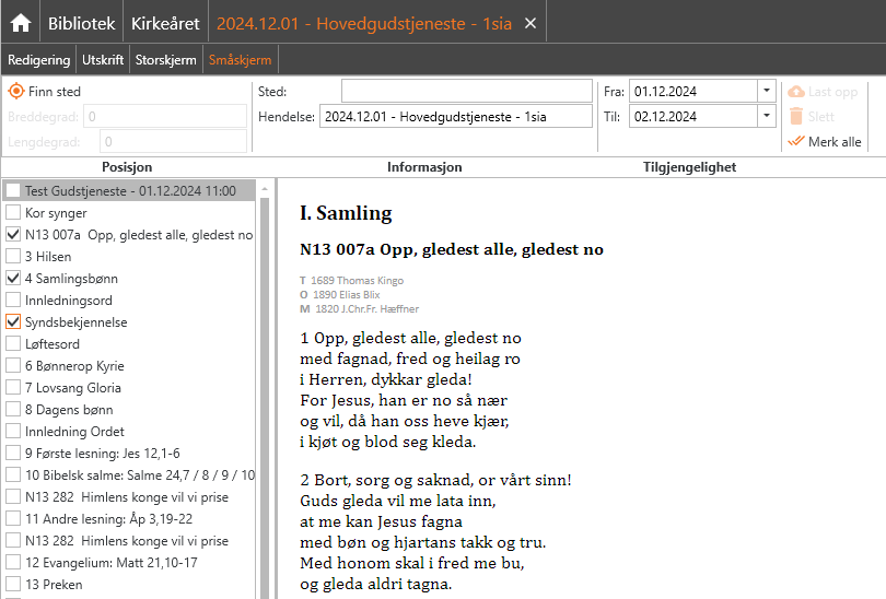 Arbeidsflate for småskjerm med ledd og visning.