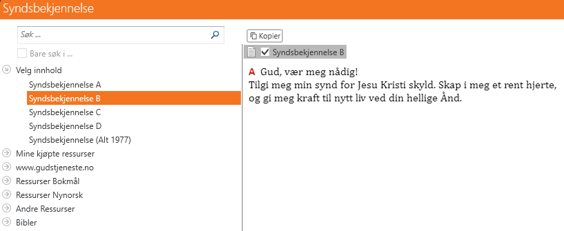 Syndsbekjennelse-tekstvalg.