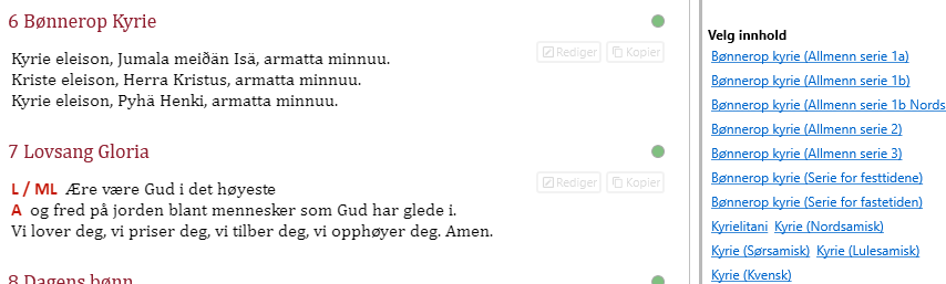 Snarveier i høyre marg.